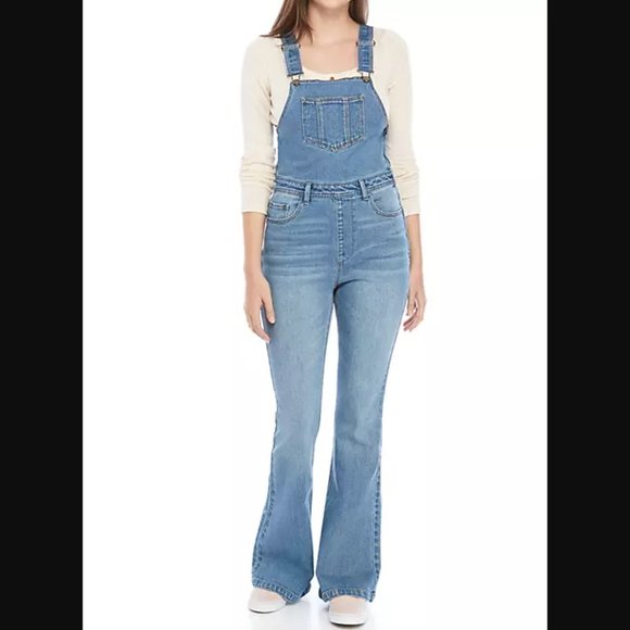 Wonderly Pants - Wonderly Bell Bottom Denim Overalls